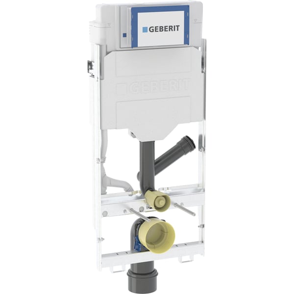 Geberit GIS Element f. WWC, 114 cm, mit Sigma UP-SPK 12 cm, f. Geruchsabsaugung/Abluft