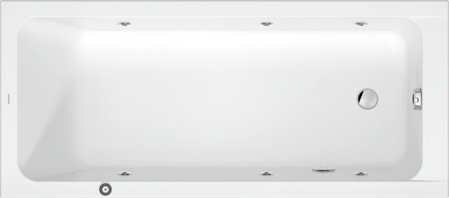 DU D-Code 2.0 Whirlw. 1700x750mm, Einbau Jet-Project, Weiß
