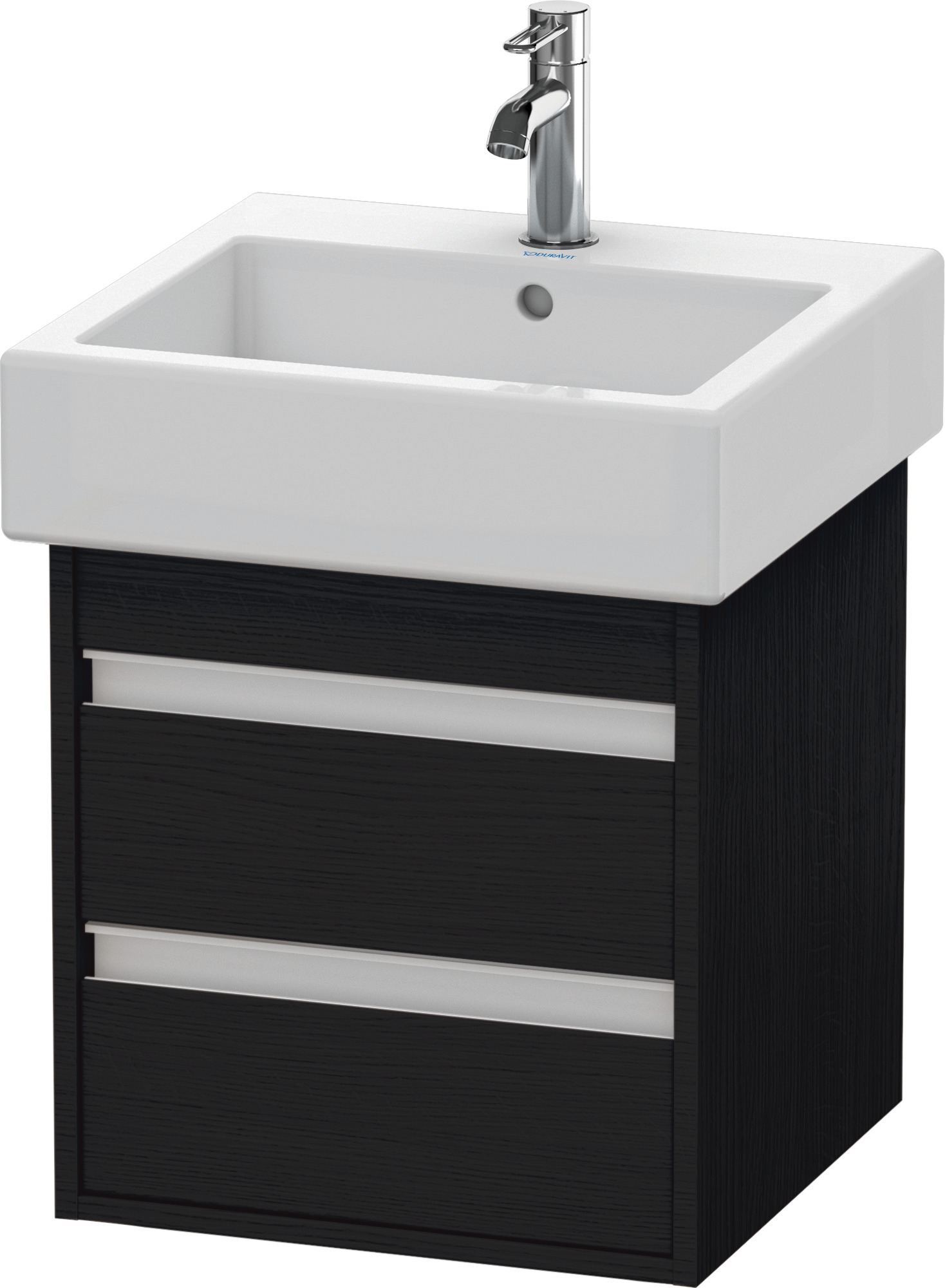 Duravit WTU wandhängend Ketho 440x450x480mm 2 SchKa, für 045450, Eiche Schwarz