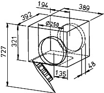 Helios SVR EC 250 SlimVent EC Radialventilat. 1-PH 50/60Hz regelbar
