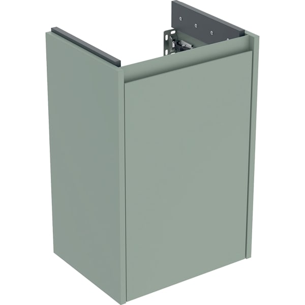 Geberit Renova Plan US für HWB, mit 1 Tür 40x60,6x31,1cm, salbeigrün/l. seidenmatt