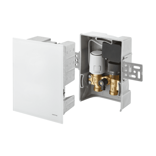 OVENTROP-Unibox TQ-RTL R-Tronic Therm.,RTL,Q-Tech,R-Tronic,Echtglas weiß