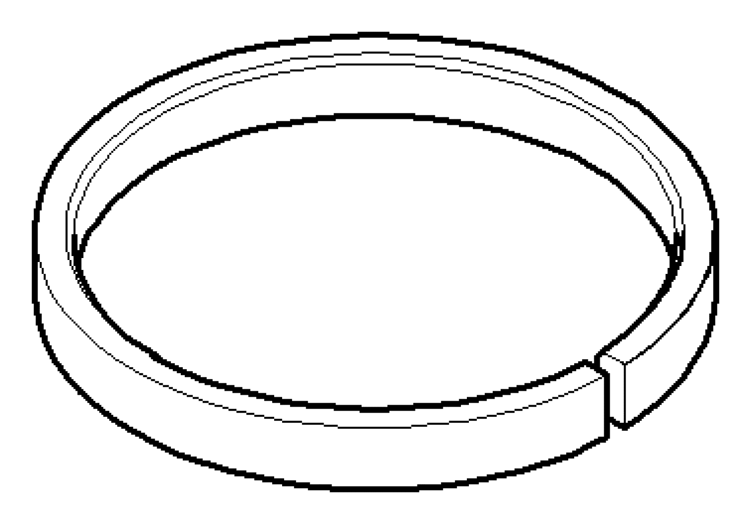 DO Stützring ERSATZTEILE 091415029 D 43,5 x 4,9 mm