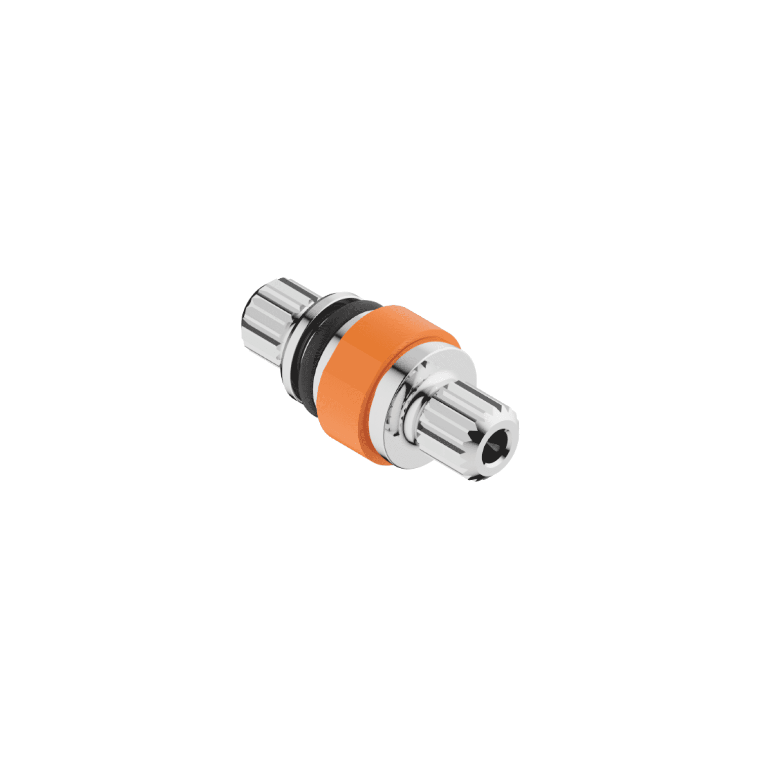 DO Spindel mit Doppelverzahnung ET 04290602401 D 12,15 x 30 mm Chrom