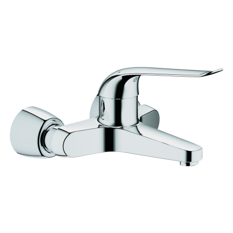 GROHE EH-WT-Batt. Euroeco Special 32779 Wandm. Gussauslauf Ausladung 221mm chrom