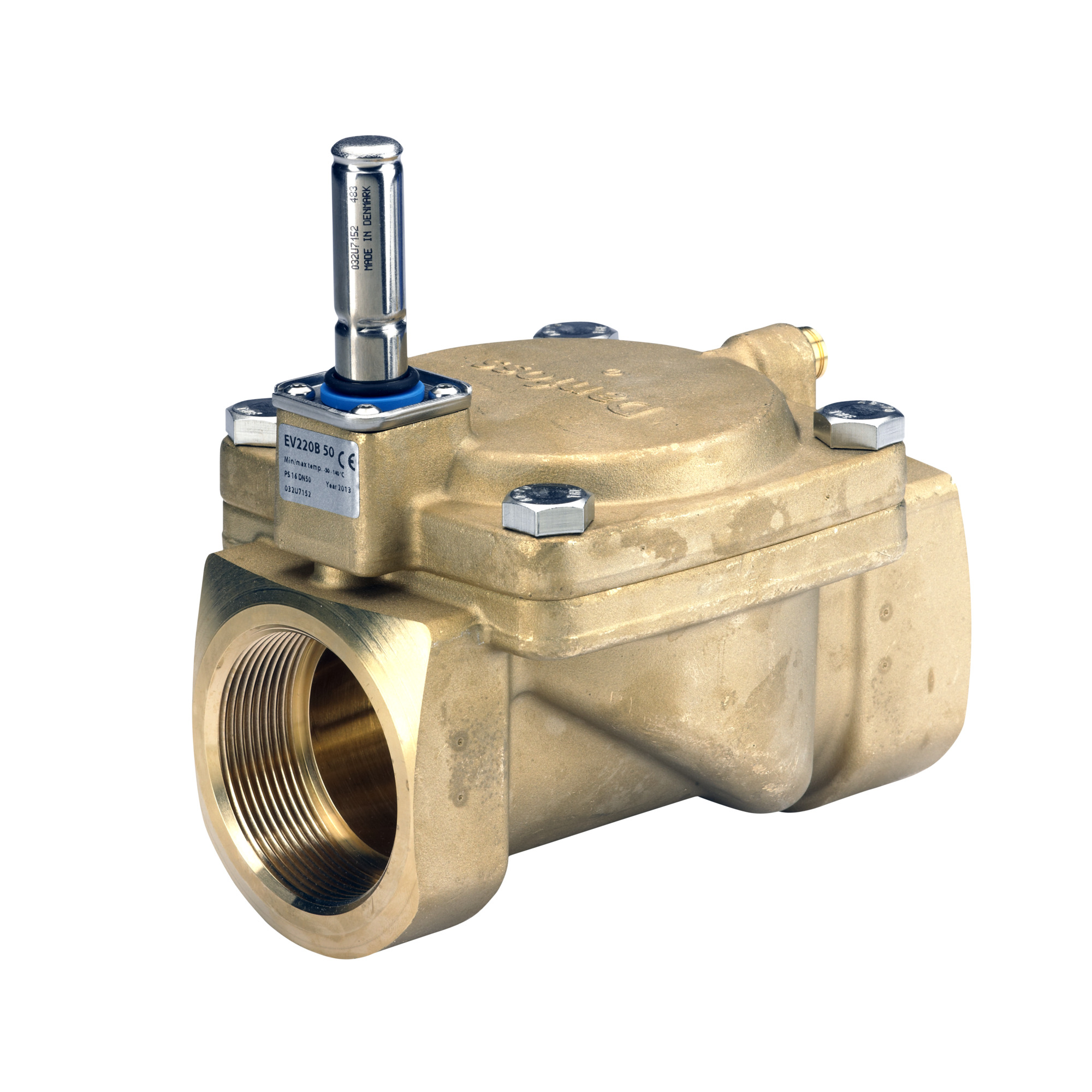 Danfoss Magnetventil EV 220B 50G G 2, kvs 40,0, servogesteuert, NO