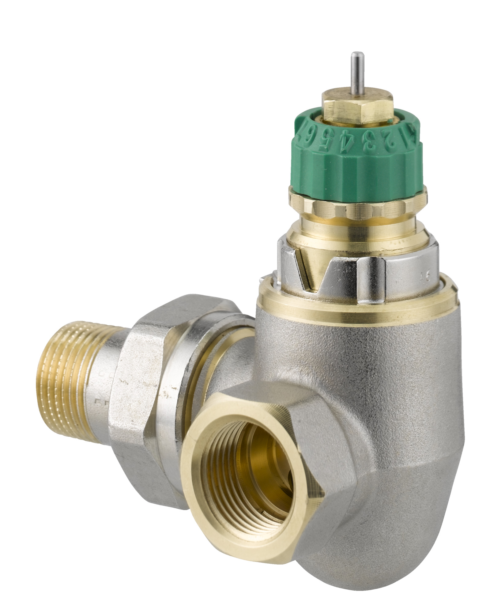 Danfoss Dynamic Valve RA-DV 10 druckunabhängig, R 3/8, WE re,vernickelt