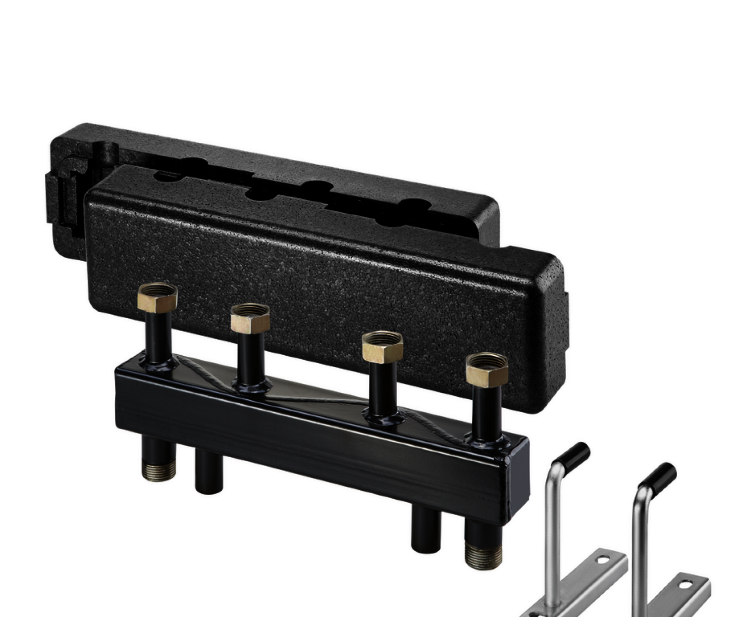 OVENTROP-Verteilerbalken für Regumat DN 20, für 3 Heizkreise, Stahl