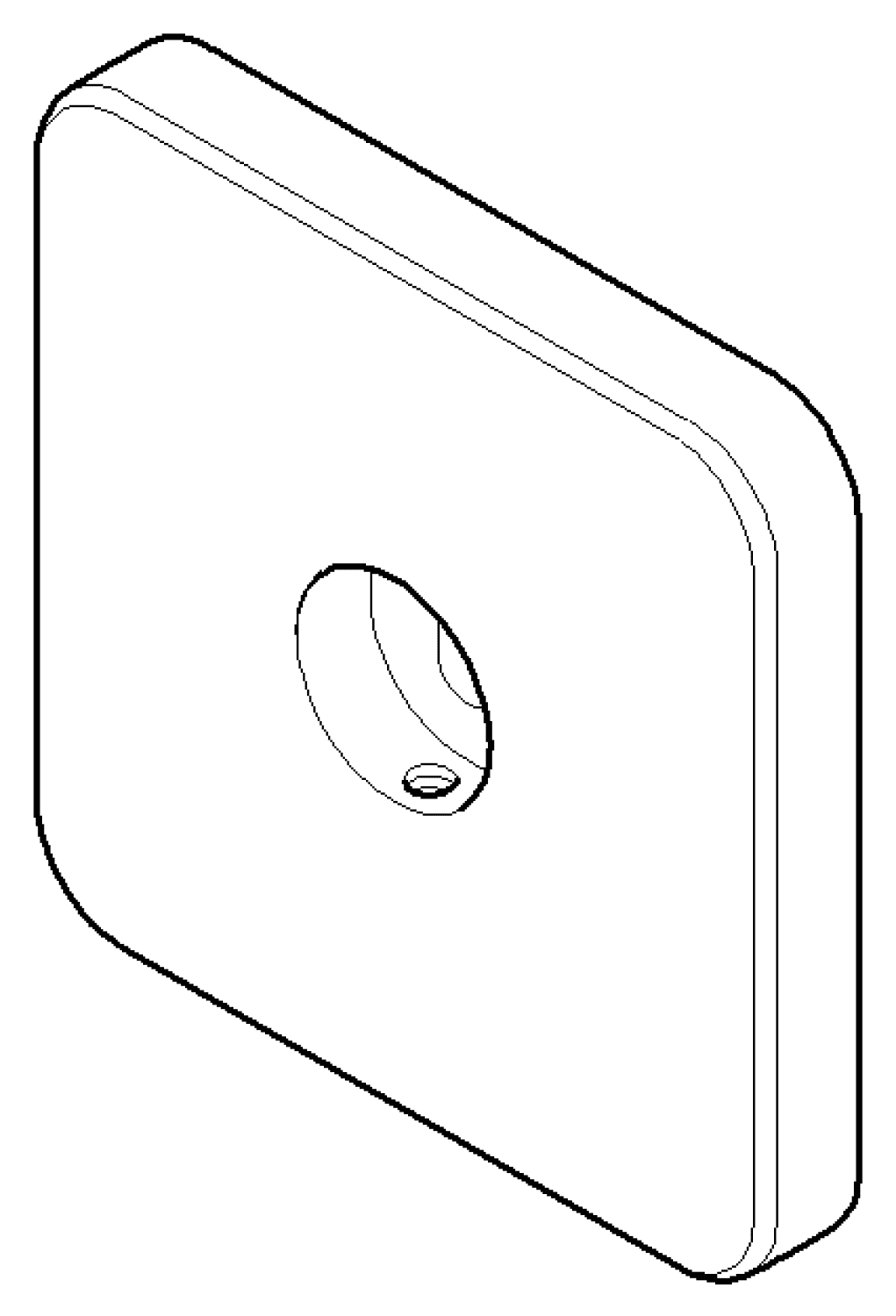 DO Halter für Duschgarnitur ERSATZTEILE 081796507 63 x 63 x 9 mm Chrom