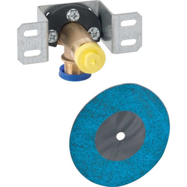 Geberit Anschlusswinkel 90Gr mit AG MF vormont. einfach, Rg d20-Rp1/2 L:57mm