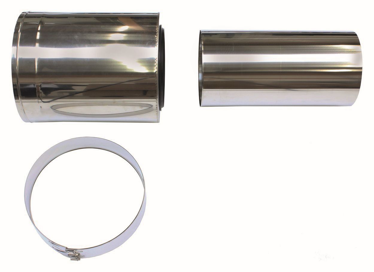 Vaillant Mündungsabschluss 250/350 mm für Fassadenverlegung konz. PP/Edelst.