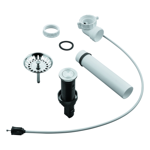 GROHE Zugstangen-Ablaufgarnitur 40986 Push-Exzenter für Küchenspülen edelstahl GROHE Zugstangen-Ablaufgarnitur 40986 Push-Exzenter für Küchenspülen edelstahl