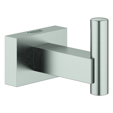 GROHE Bademantelhaken Essentials Cube 40511_1 Metall supersteel