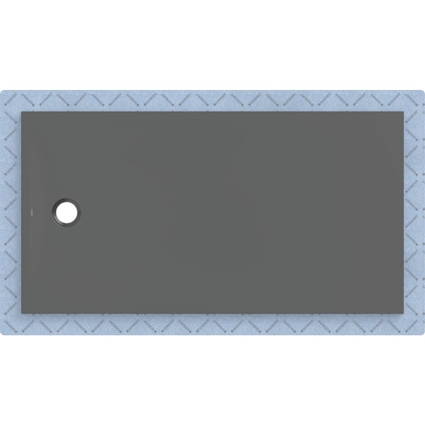 Geberit CleanFloor30 Duschfläche 170 x 90 cm integriert, mit Dichtvlies, graphit matt