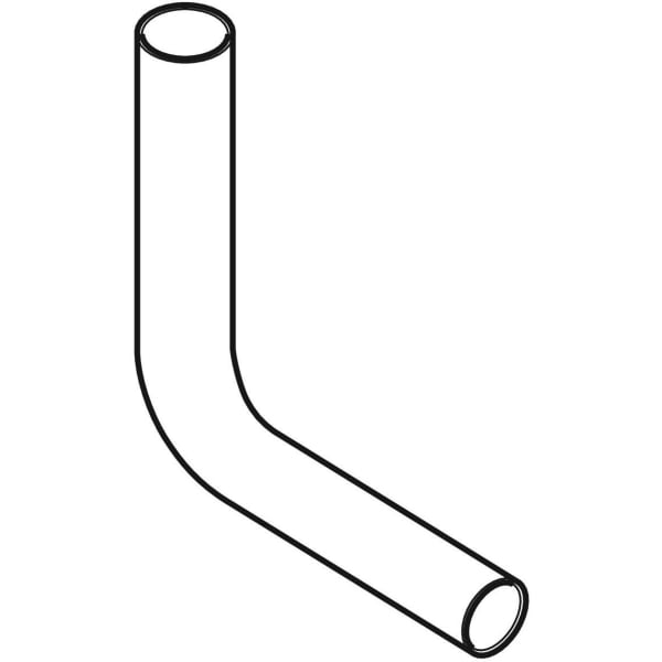 Geberit Spülbogen 90Gr 23x23 weis-alpin d50/44