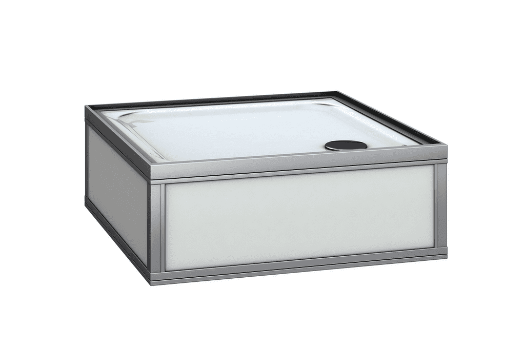 Rothalux-Exclusiv Unterteil 80x80 ohne Boiler, ohne Pumpe, Nr.021