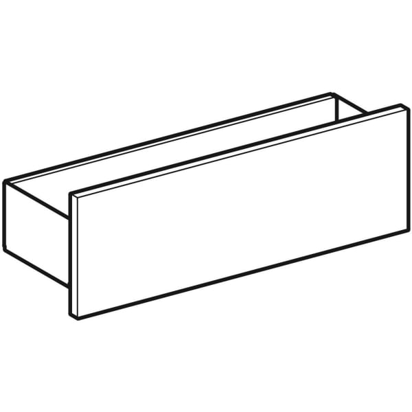 Geberit Smyle Wandablage, eckig 45x14,8x14,3cm, weiß