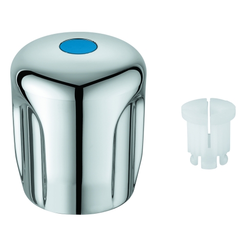 GROHE Griff 41002 Markierung blau für Eurotec Außenventile chrom GROHE Griff 41002 Markierung blau für Eurotec Außenventile chrom