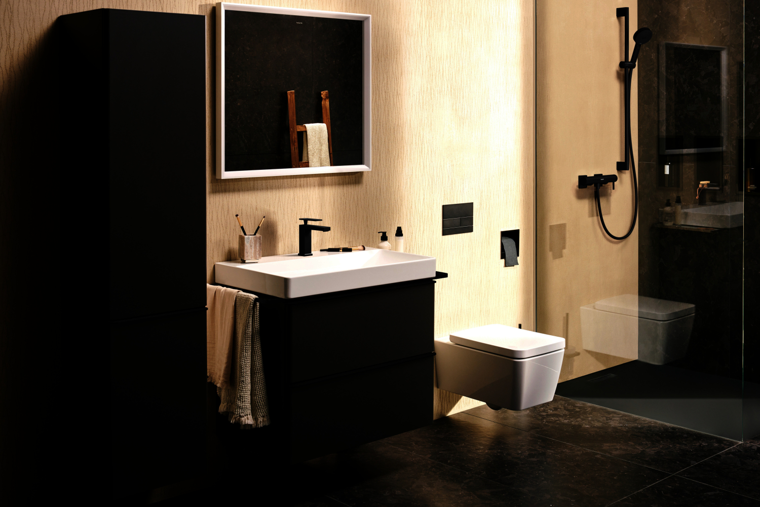 Hansgrohe WTM 110 Tecturis E CoolStart  EcoSmartu.  o. Ablaufgarnitur chrom