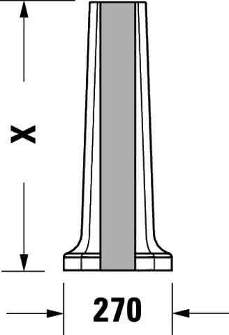 DU Standsäule 1930 für 043860, weiß