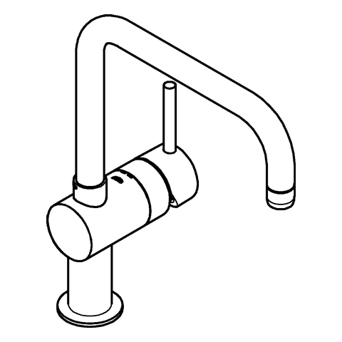 GROHE EH-Spültischbatterie Minta 32488 DN15 U-Auslauf warm sunset gebürstet