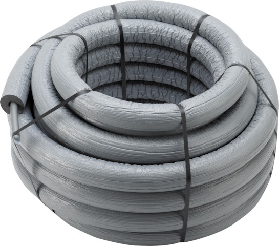 Viega Rohr Raxofix 5302.3 mit 26mm Dämmung in 16x2,2mm Kunststoff grau Viega Rohr Raxofix 5302.3 mit 26mm Dämmung in 16x2,2mm Kunststoff grau