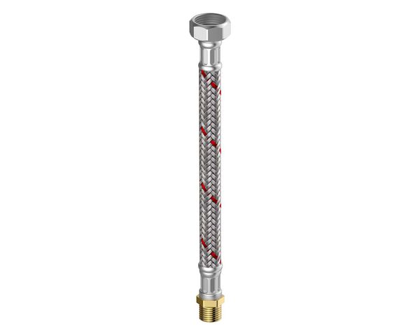 Flamco Meiflex Panzerschlauch Heizung/Klima 3/4" IG x 3/4" AG, 500 mm