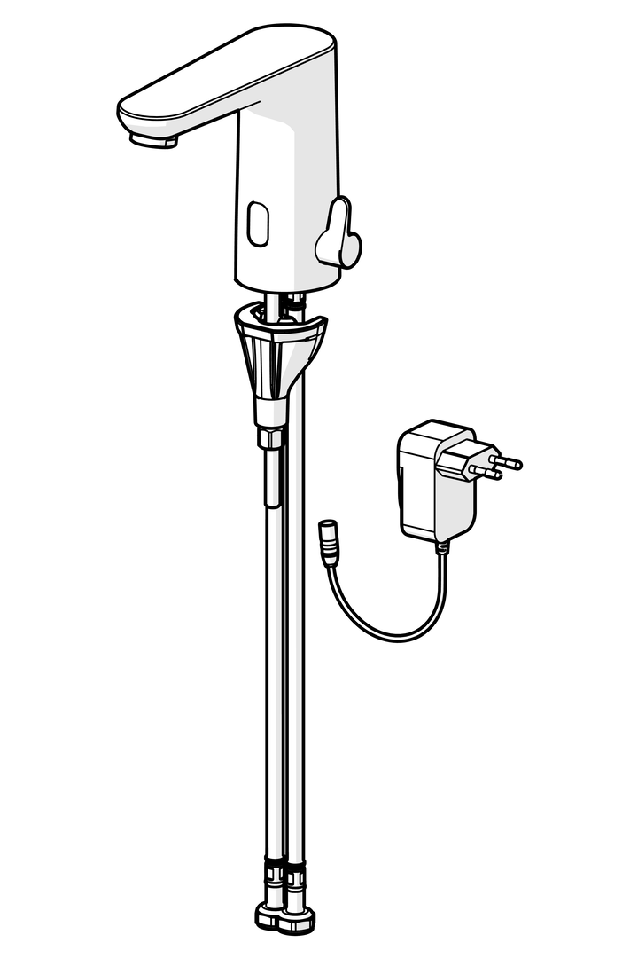 Hansa WT-Batt., 230/9 V, Bluetooth HANSAELECTRA 9270 chr