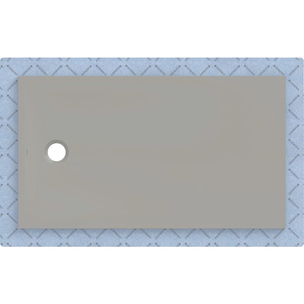 Geberit CleanFloor30 Duschfläche 140 x 80 cm integriert, mit Dichtvlies, grau matt
