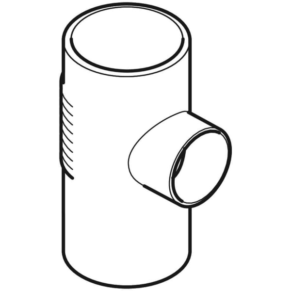 Geberit Silent-db20 Abzweig 88,5Gr d90/56