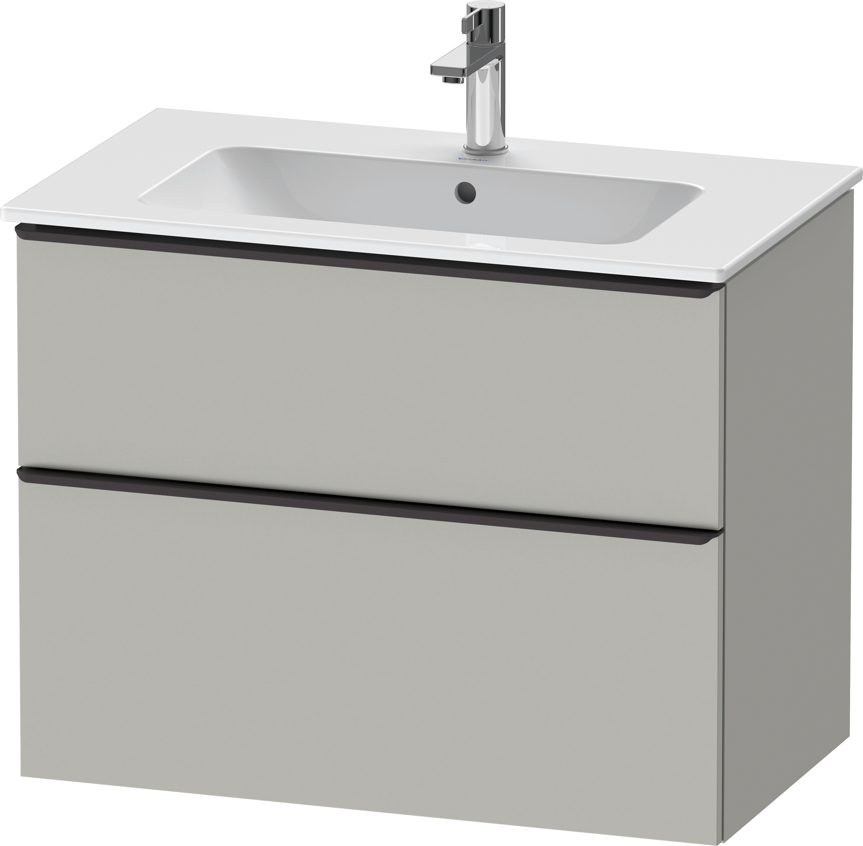 Duravit D-Neo WTU,233683,AZ,1,SBK:1,Gr:D.Schw 810x462x625mm,Wandh,Betongrau Matt,Dek.