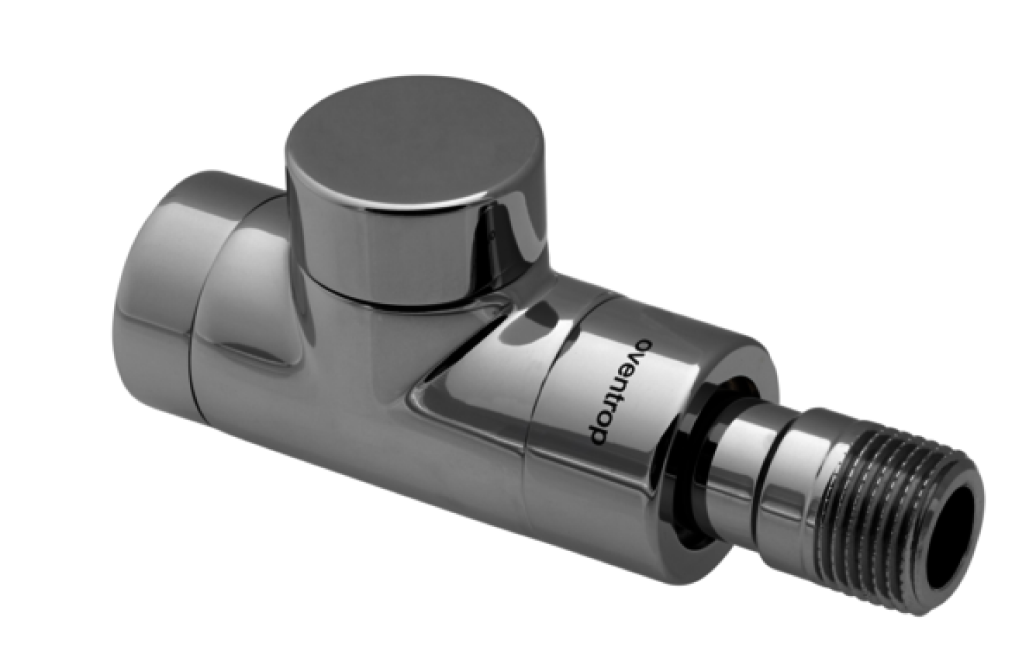 OVENTROP-HK-Verschraubung "Combi E" DN15, PN10, Dg, weiß pulverbeschichtet
