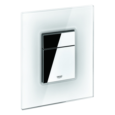 GROHE Abdeckplatte 42369 mit Drucktaste moon white GROHE Abdeckplatte 42369 mit Drucktaste moon white