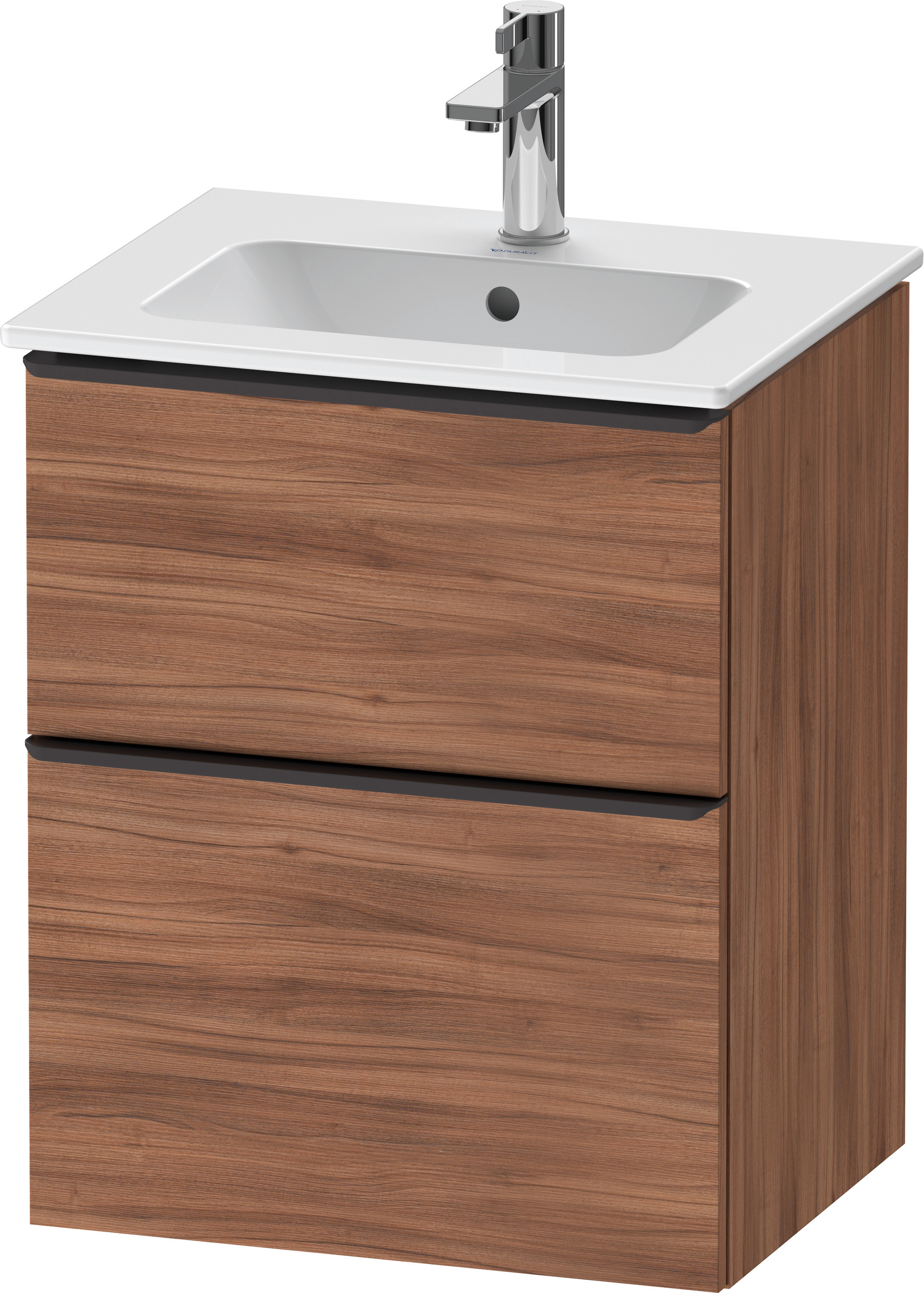 Duravit D-Neo WTU,Ausz:1,Schubk:1,GR:Dia.Schw 510x402x625mm,Wandh,Nussbaum Matt,Dekor