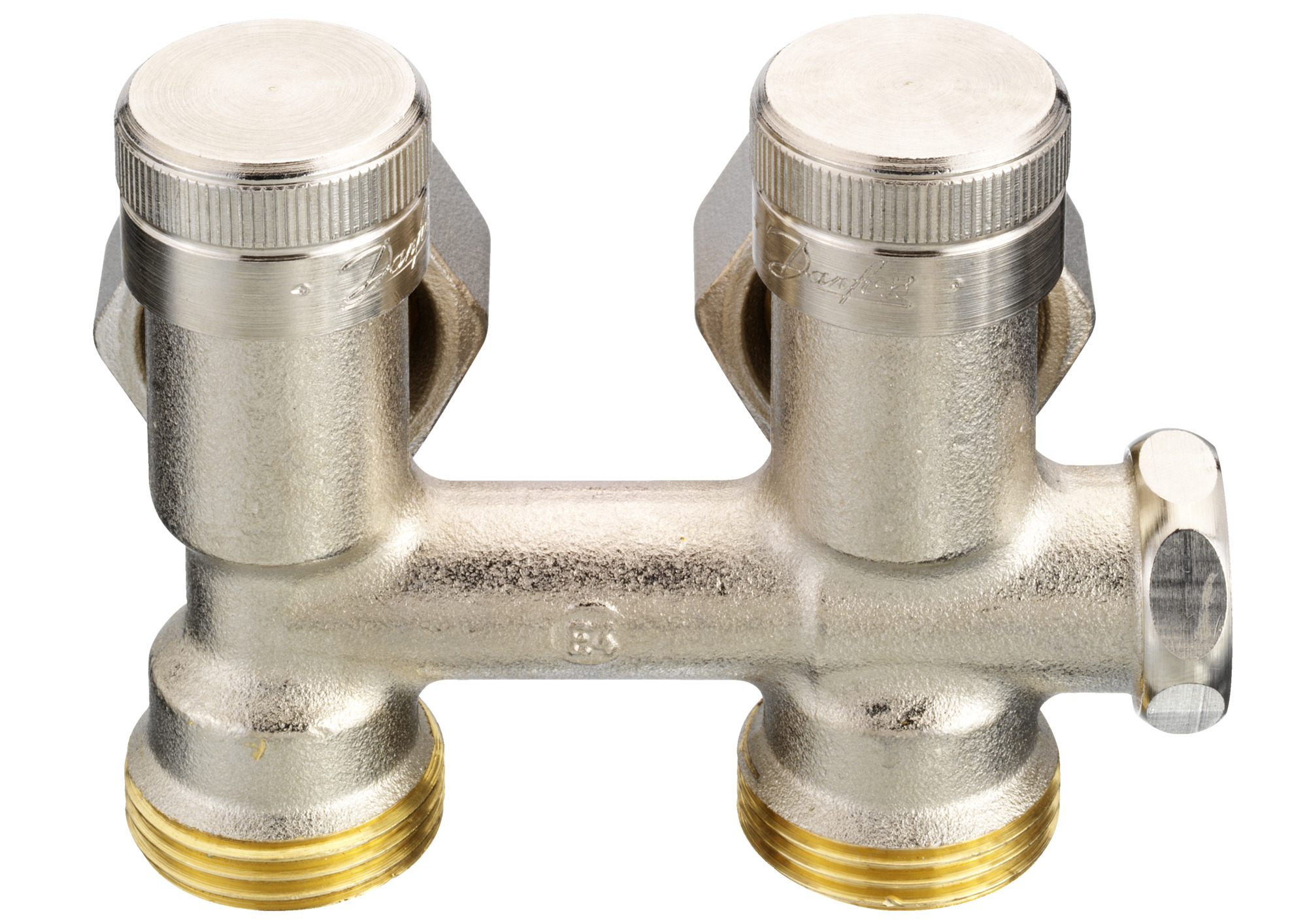 Danfoss Universalverschraubung RLV-K für Ventil-HK, Heizkörper R 1/2, Eck
