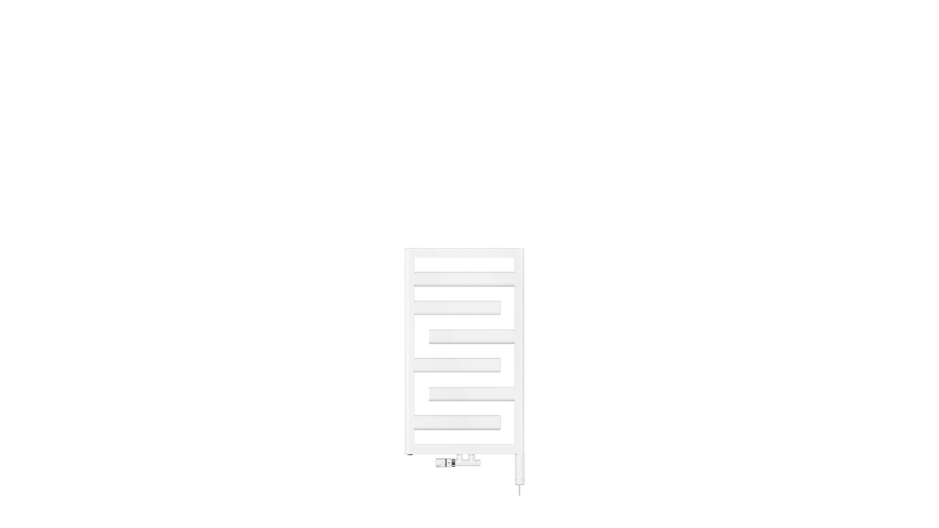 Zehnder Design-HK Tetris Mixbetrieb IHC TETSS090050MCZD, 988x45x500, Titane
