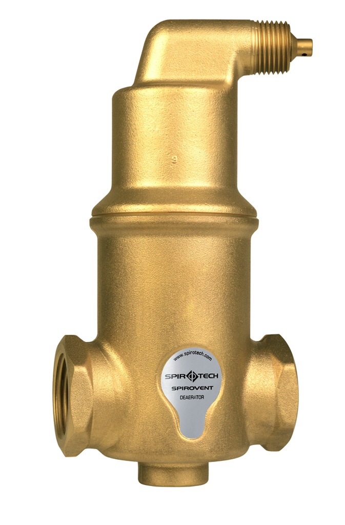 Spirotech Luftabscheider SpiroVent (Hohe Temp.) 1" IG, 10 bar, 180 Grad