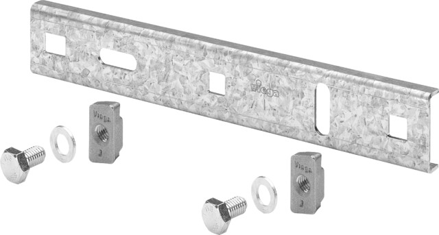 Viega Grundplatte mit SC Profipress G 26241 für Gas in 280x46mm Stahl verzinkt