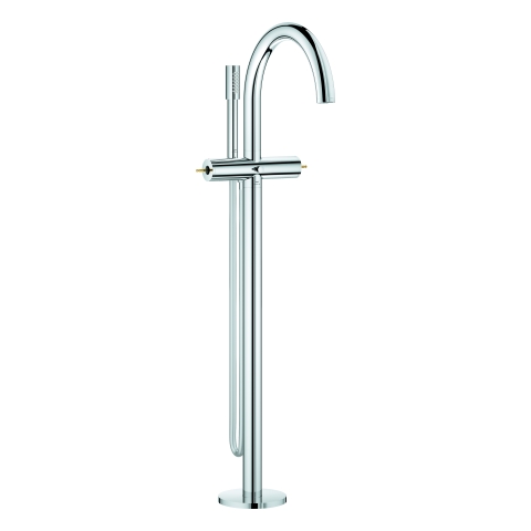 GROHE Wannenbatterie Atrio Private C. 25227 Bodenmontage für Hebelgriffe chrom