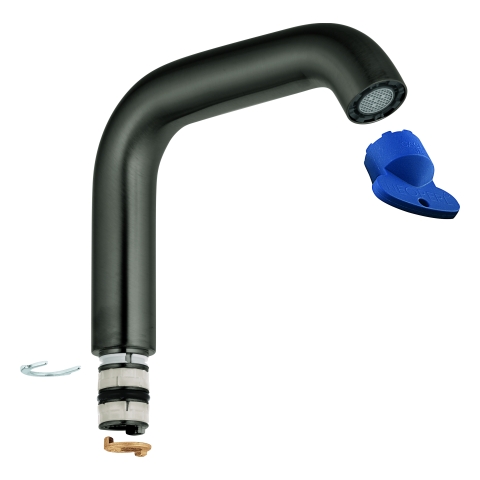 GROHE Auslauf 13374 hard graphite gebürstet
