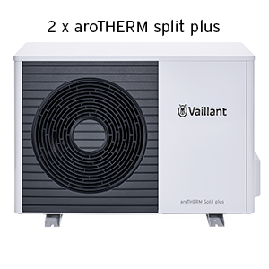 VA Paket 4.0507 aroTHERM Split plus 2er Kaskade VWL 75/8.2 AS S2