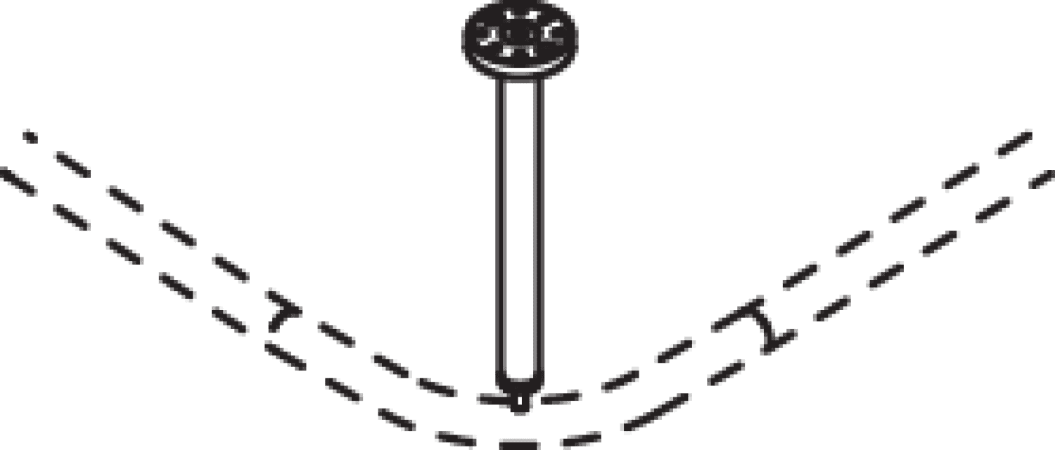 HEWI Deckenabhängung, d:25, A=300mm, chrom