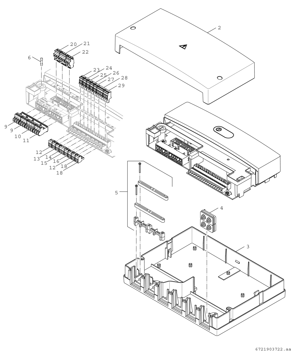 BOSCH EMS2-Regelungsmodul MH 200-1 Hybrid Manager, 246x184x61