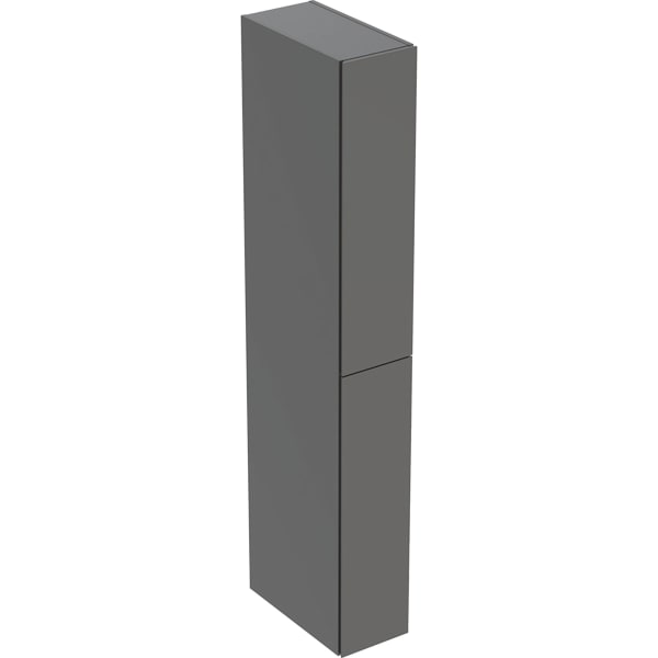 Geberit Hochschrank mit zwei Auszügen 24x180x48cm, lava matt