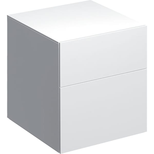 Geberit Xeno2 Seitenschrank mit 2 Schubladen 45x51x46,2cm, weiß