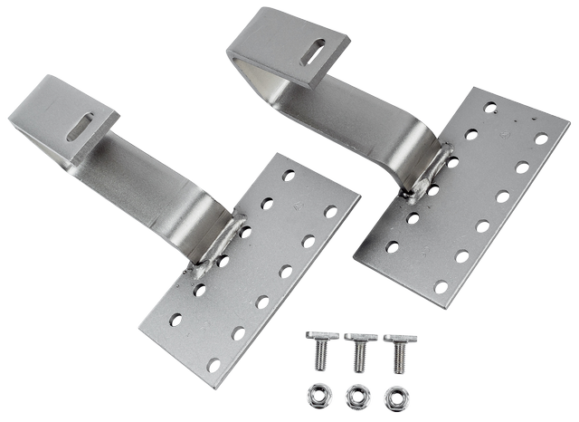 Wolf Falzziegel-Haken Aluplus 2 Stück, niedrige Dachlattung, 8mm