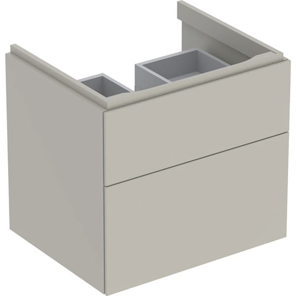 Geberit Xeno2 Unterschrank f. WT, 2 Schubl. 58x53x46,2cm, greige