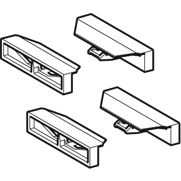 Geberit Profilabschluss CleanLine20 Set (4 St.)