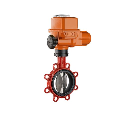 KSB Einklemm-Absperrklappe BOAX-S, T2 m.E-Antrieb AQ100 230V PN 10 DN 400 TRI