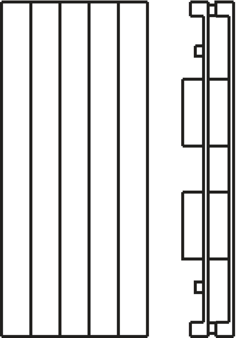 Kermi Heizwand HVN Typ22 BH1800x122x1400 QN5422, RAL9016, 6 bar, ANB12